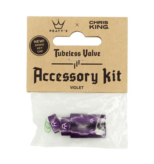 Peatys x ChrisKing Tubeless Ventilsett Fiolet Peatys x ChrisKing Tubeless Ventilsett Fiolet