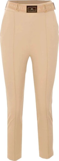 Elisabetta Franchi Dame Bukser Brun XL,