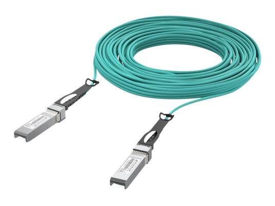 Ubiquiti 10G SFP+ Direktetilkoblingskabel 30m Akvamarin