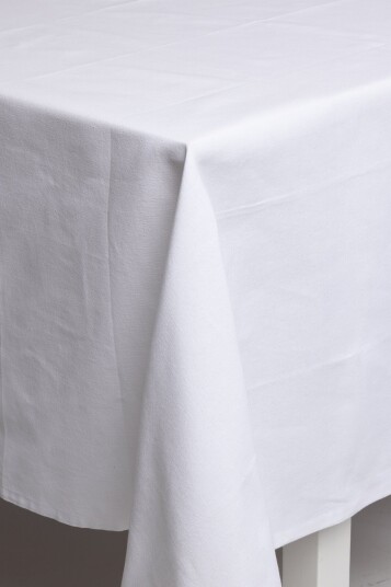 SK Home Bomullsduk 140x260cm Hvit Hvit