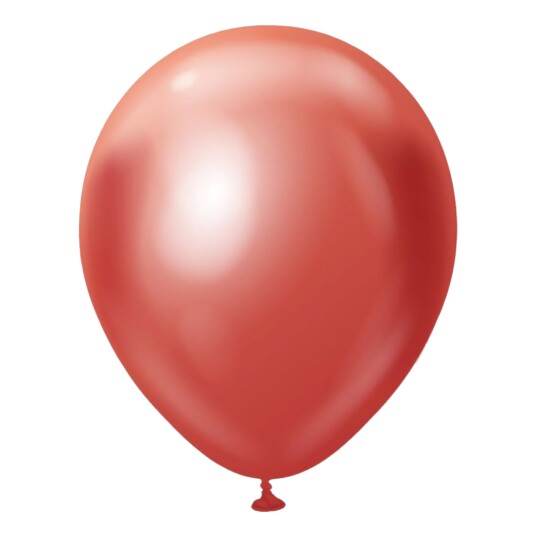 Ballongkungen AB Lateksballonger Professional Store Red Chrome - 25-pakning