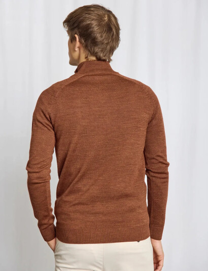 Bruun & Stengade Bs Pelle Regular Fit Knitwear - Brown - XL Bruun & Stengade Bs Pelle Regular Fit Knitwear - Brown - XL