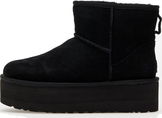 Ugg W Classic Mini Platform Black Ugg W Classic Mini Platform Black
