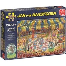 Jan Van Haasteren Puslespill 1000 Deler Acrobat Circus