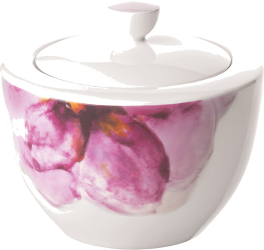 Villeroy & Boch Rose Garden sukkerskål med lokk 3 dl Villeroy & Boch Rose Garden sukkerskål med lokk 3 dl