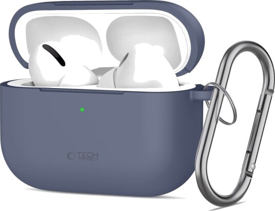 Tech Protect Silicone Hook Case for AirPods Pro Blue