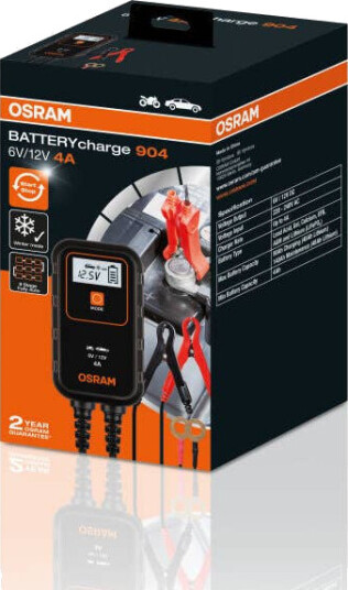 Osram BATTERYcharge 904 Automatisk Batterilader 4A