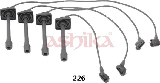 Tennplugg kabelsett ASHIKA 132-02-226 Tennplugg kabelsett ASHIKA 132-02-226
