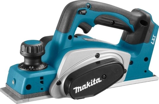 Makita Høvel DKP180Z 18 v, 82 mm Bredde, 2 mm Dybde, 14.000 O/Min Uten Batteri Og Lader