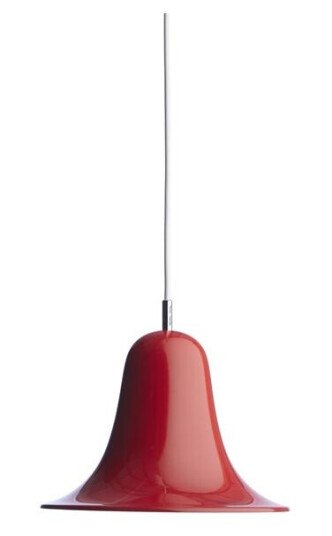 Verner Panton Pantop Taklampe O23 Rød