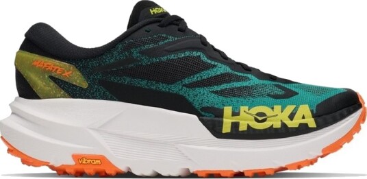 Hoka M Mafate X Black/Electric Aqua