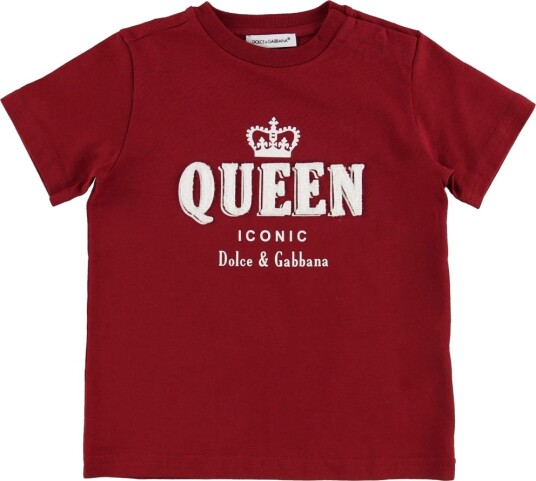 Dolce & Gabbana T skjorte Millennials Rød m. Dronning Dolce & Gabbana 9 12 md T skjorte 74 80