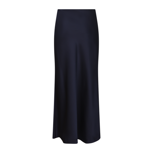 Gamma Skirt Dark Sapphire XL Maxi satin slip skirt