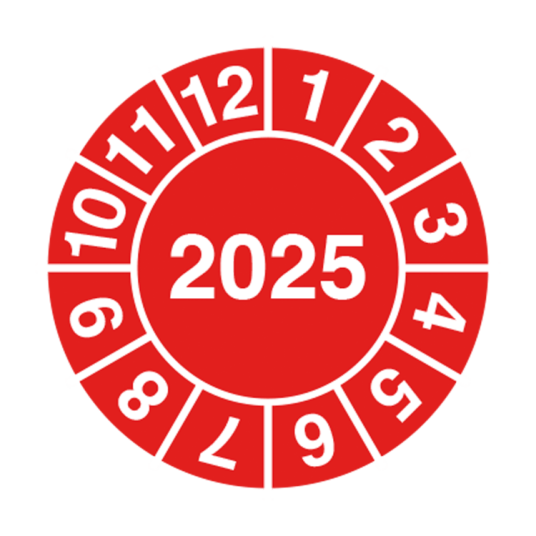 År 2025 Kontrollmerker