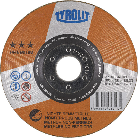 Skrubbskive Premium 27E ø178Ã7 A36N-BFX