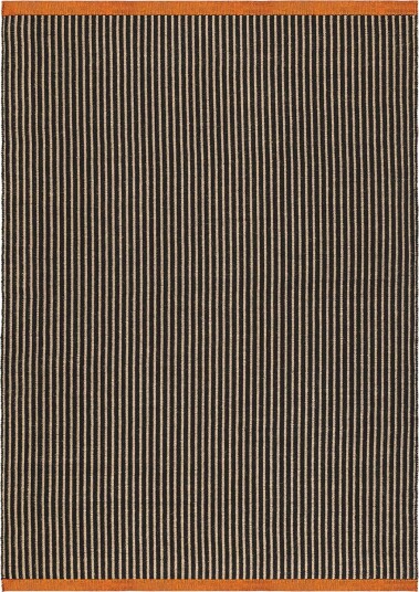 Line Teppe 170x240 cm, Sort