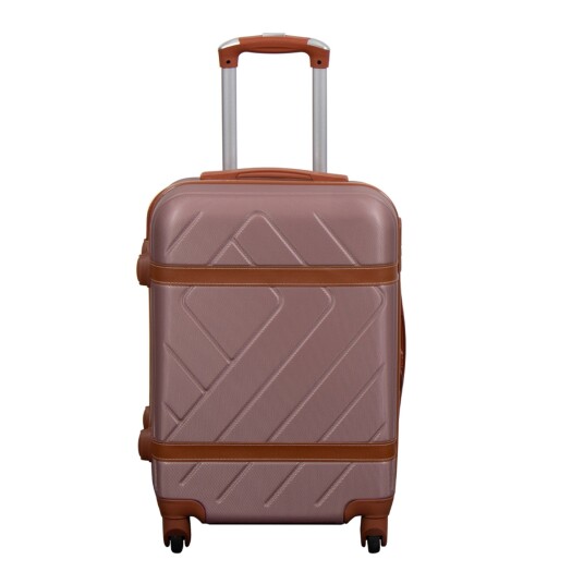 Borg Living Kabinkoffert - Hardcase lettvektskoffert - Str. liten - Retro rosa