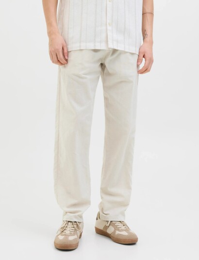 Jack & Jones Jpstkane Summer Linen Blend Jogger Sn CreaM Jack & Jones Jpstkane Summer Linen Blend Jogger Sn CreaM