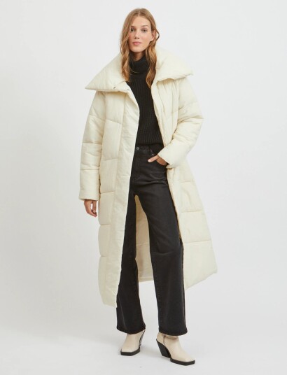 Vila Vilouisa Padded Coat/Pb Cream 40 Vila Vilouisa Padded Coat/Pb Cream 40