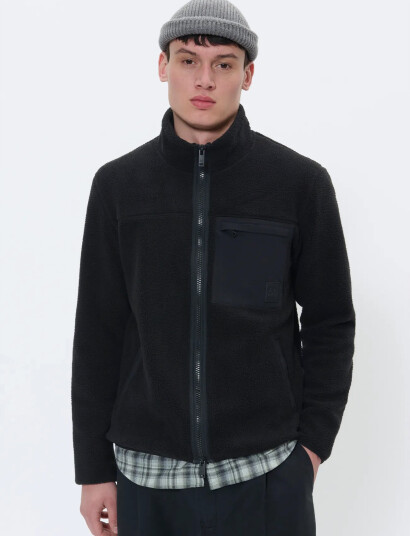 Matinique Maisaac Zipper - Black - M Matinique Maisaac Zipper - Black - M