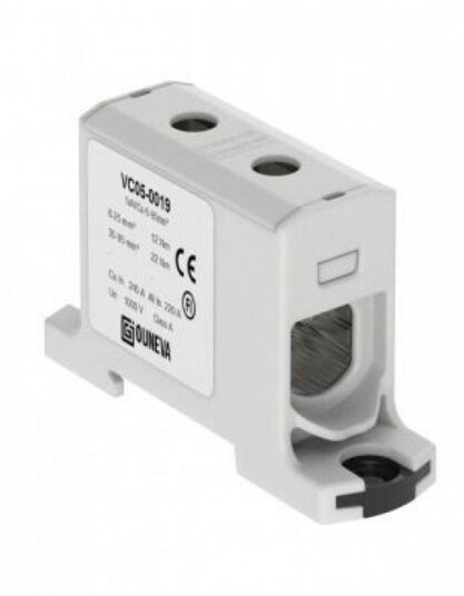 Koblingsklemme 1xAl/Cu 35-240mm² grå