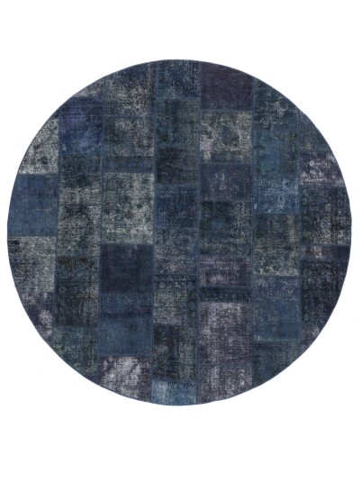Håndknyttet. Opphav: Persia / Iran Patchwork Teppe Ø 250