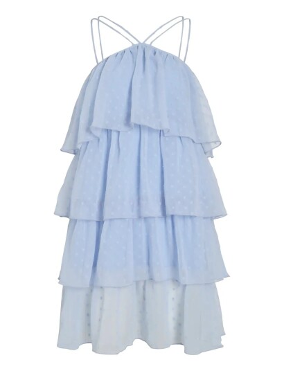 Vila Vihailey Halterneck Short Dress/Dc/Ka Blue 36 Vila Vihailey Halterneck Short Dress/Dc/Ka Blue 36