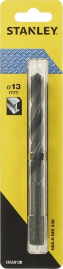 Stanley 13mm HSS-R Metallbor for Stål og Ikke-Jernholdige Metaller Stanley 13mm HSS-R Metallbor for Stål og Ikke-Jernholdige Metaller