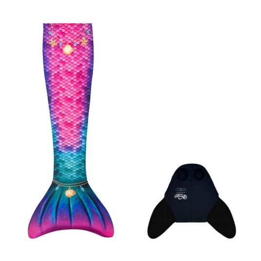 Kuaki Mermaids Havfruehale Hale + monofinne Star XS + S Kuaki Mermaids Havfruehale Hale + monofinne Star XS + S