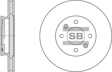 Hi Q SD2028 Bremseskive
