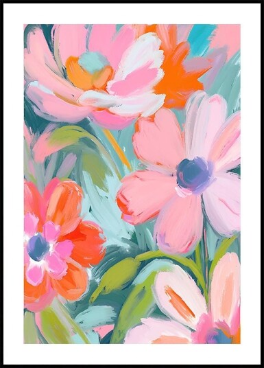 Blooming Symphony Plakat Plakat / 70x100cm