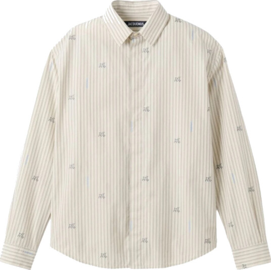 Jacquemus Herre Skjorter Beige M,