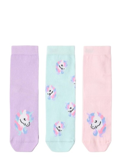 Lindex 3 Pack Socks Multi/patterned 31/33