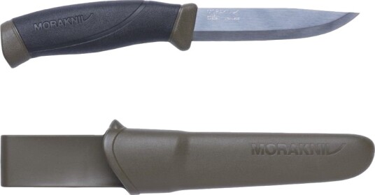 Morakniv Companion (S), kniv, mørkegrønn Display