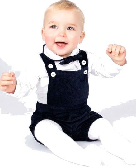 Vilje & Ve Leon romper til baby, Dark Navy (86) 86