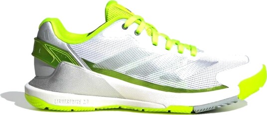 Adidas Crazyquick Lightstrike Padel Unisex Unisex sko dame White/Lime 40 2/3