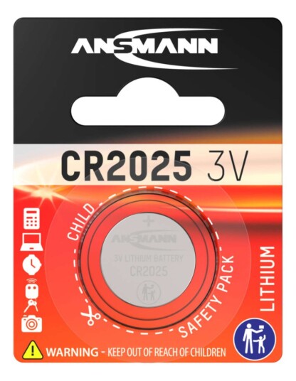 ANSMANN 5020142 CR2025 LiCC – 3V ANSMANN 5020142 CR2025 LiCC – 3V