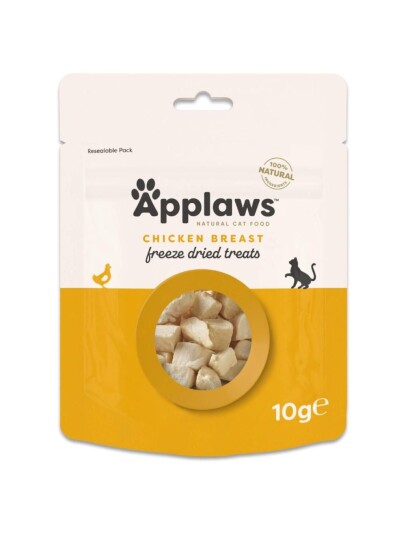Applaws Frysetørket Kyllingbryst Kattegodteri 10 g - Naturlig Proteinrik Belønning Applaws Frysetørket Kyllingbryst Kattegodteri 10 g - Naturlig Proteinrik Belønning