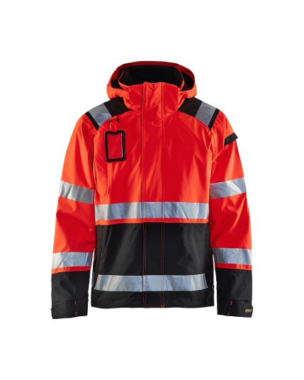 Blåkläder Skalljakke varsel Hivis Rød/Svart XS