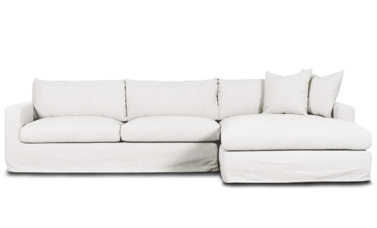 Soffadirekt MAXIME Sofa Høyre Hvit Soffadirekt MAXIME Sofa Høyre Hvit