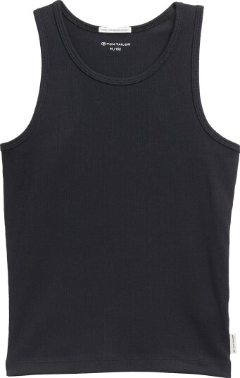 Tom Tailor Basic Rib Top Black 164