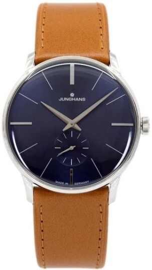 Junghans Herreklokke 27/3504.02 Meister Blå/Lær Ø37.7 mm
