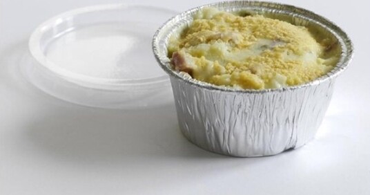 Foliebakke Plus Pack Rund Kapacitet 450 Ø 166 Højde 22 Aluminium Aluminium Pakke A 125 Stk 1 C