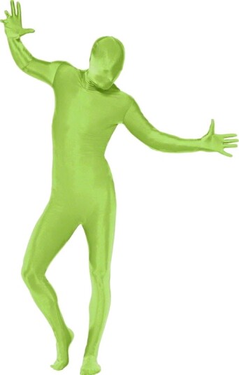 Smiffys Green Man Komplett Kostyme Strl M