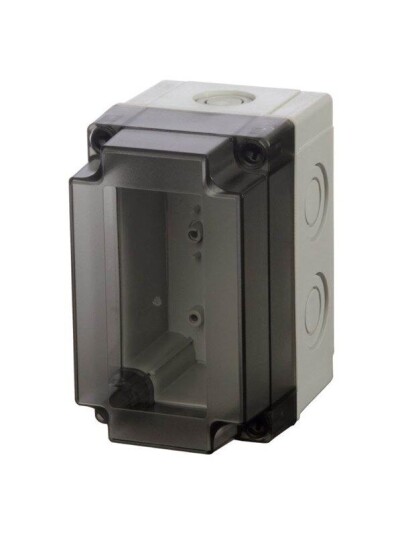 FIBOX Enclosure pc metric smoked transparent cover pcm 100/100 t FIBOX Enclosure pc metric smoked transparent cover pcm 100/100 t