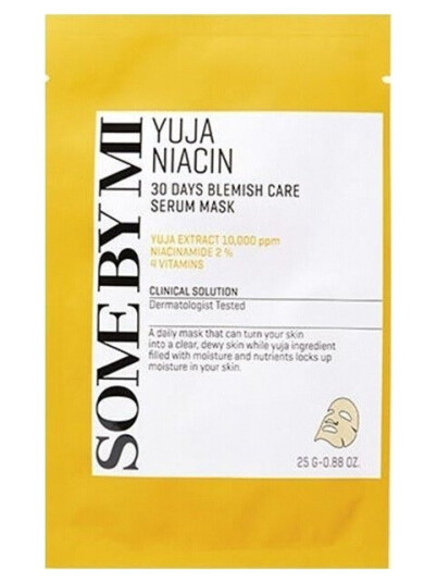 Some By Mi Some By Mi Yuja Niacin Rozjaśniająca Maska W Płachcie 25 G