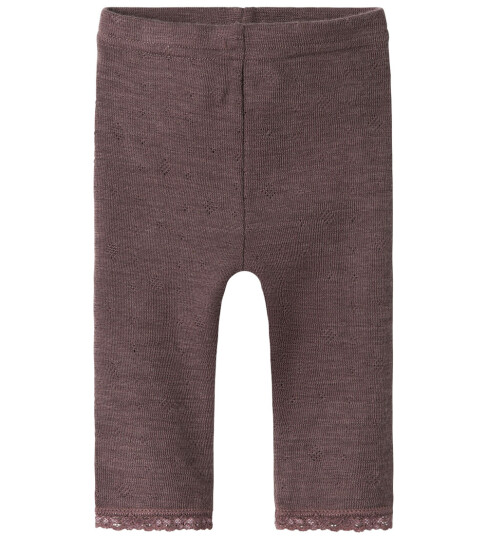 Name It Leggings Noos Ull NbfWang Sparrow Name It 1 år (80) Leggings Ull Lilla