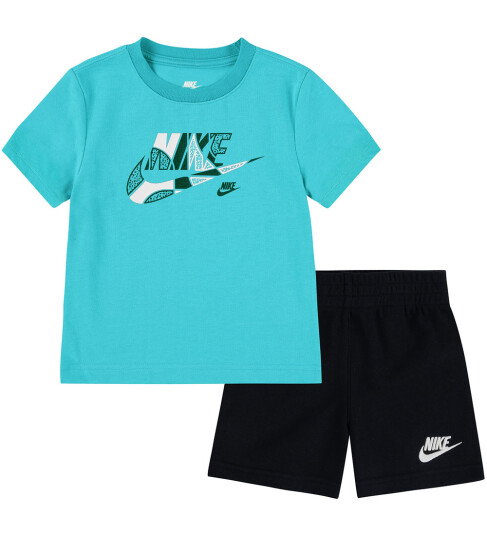 Nike Shorts Sett T skjorte/Shorts Svart 12 md Shorts Blå 80