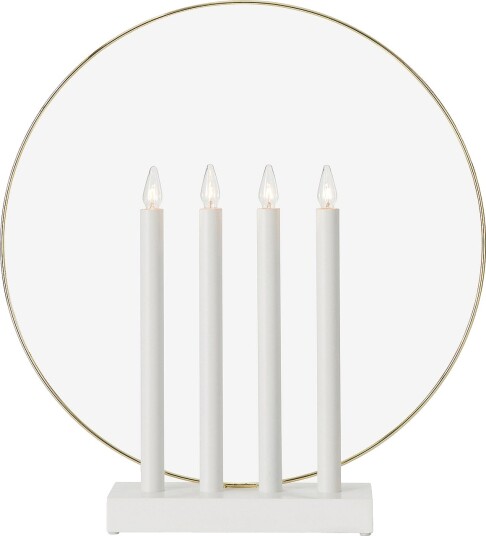 Jotex Adventslysestake Glory Hvit 1526021010