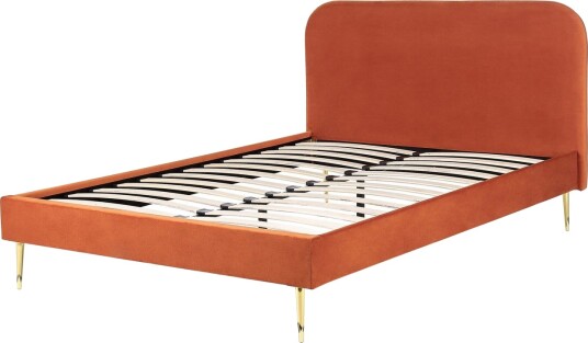 Baako Sengramme 160x200 cm Oransje/Gull